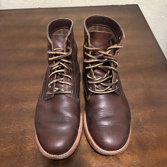 Oak street Bootmakers trench boot brown horween chromexcel size 8.5 USA - Picture 2 of 11